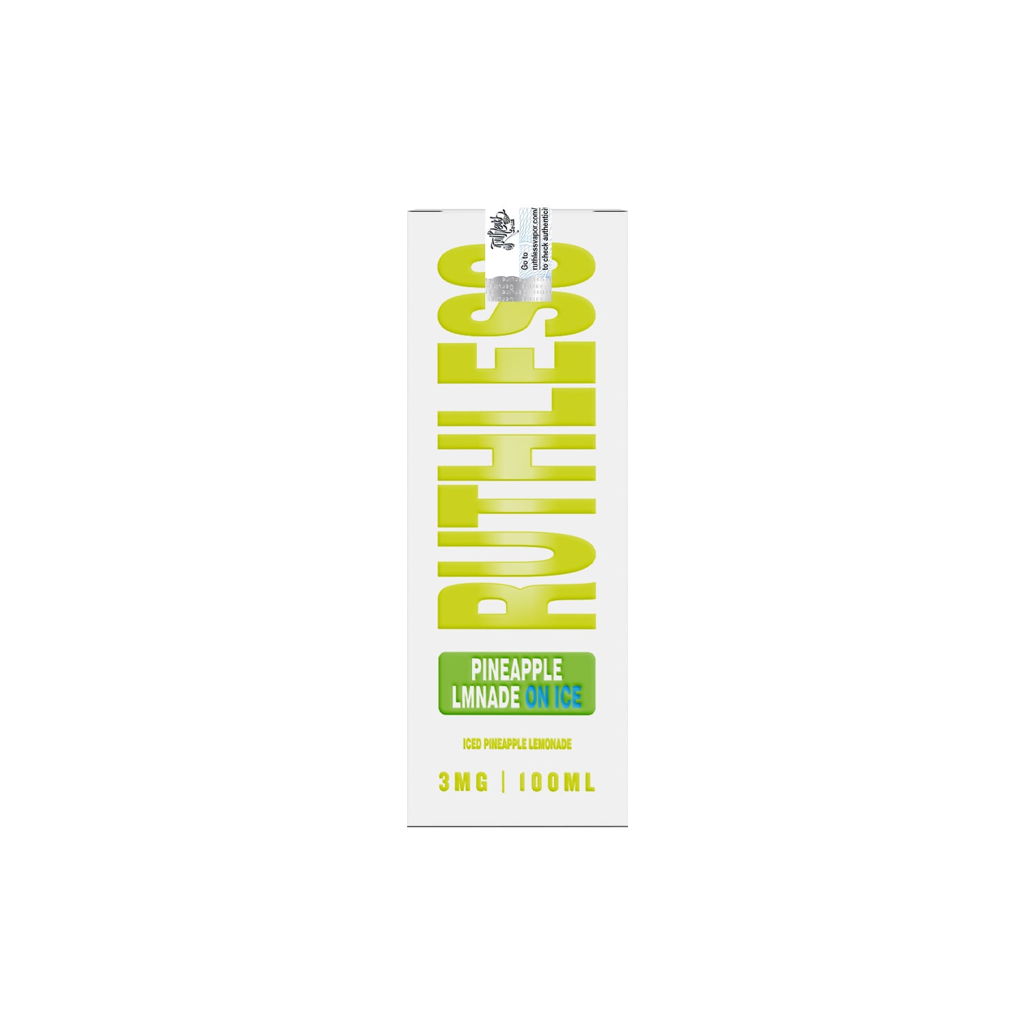 ruthless disposable vape PINEAPPLE LMNADE ON ICE