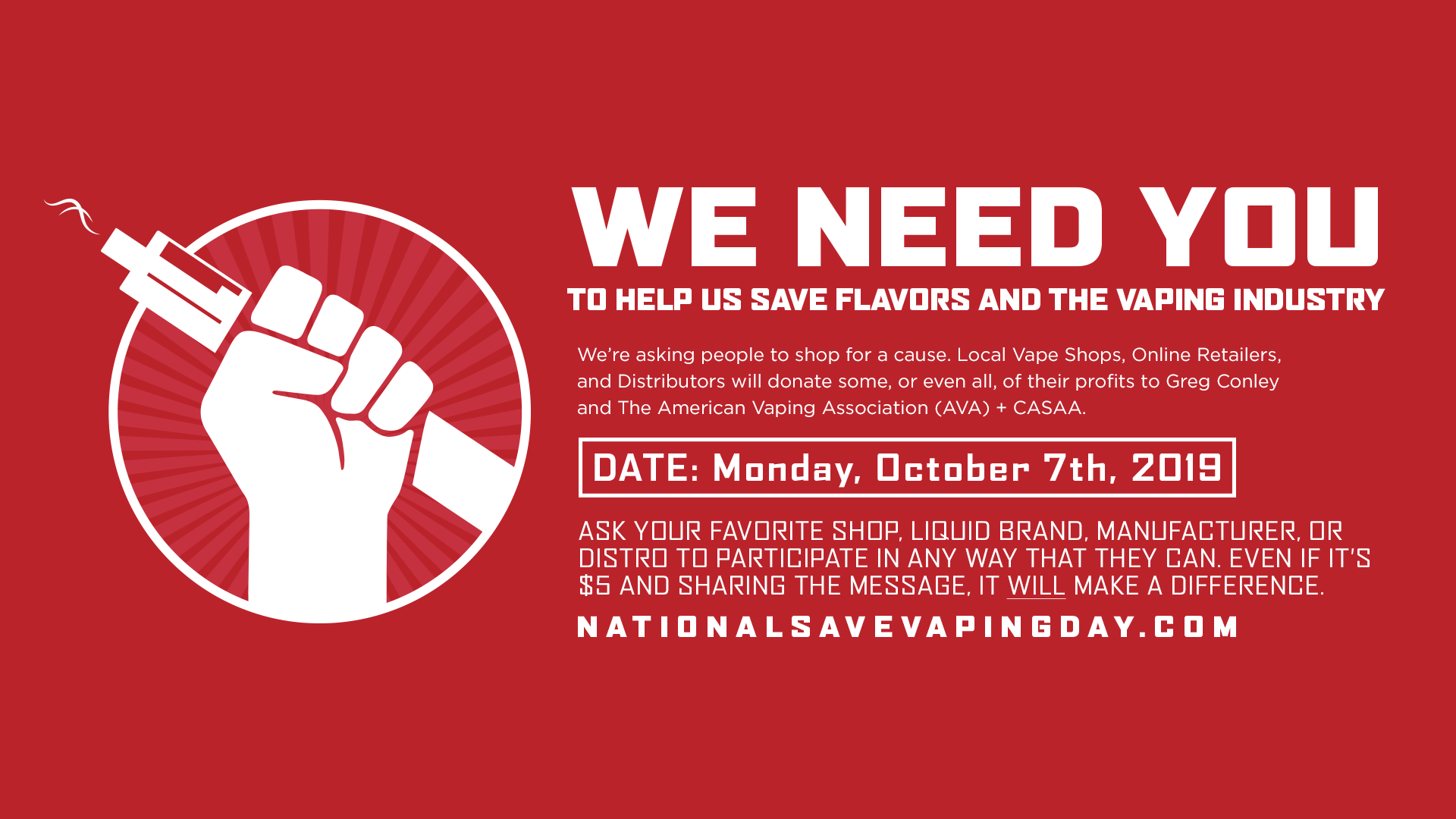 National Save Vaping Day