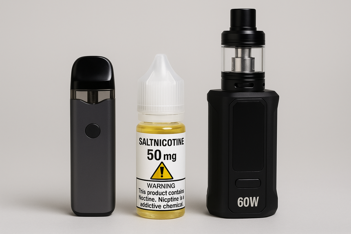 Can I Use Salt Nicotine in a 60W Vape? Can I Use Salt Nicotine in a 60W Vape?