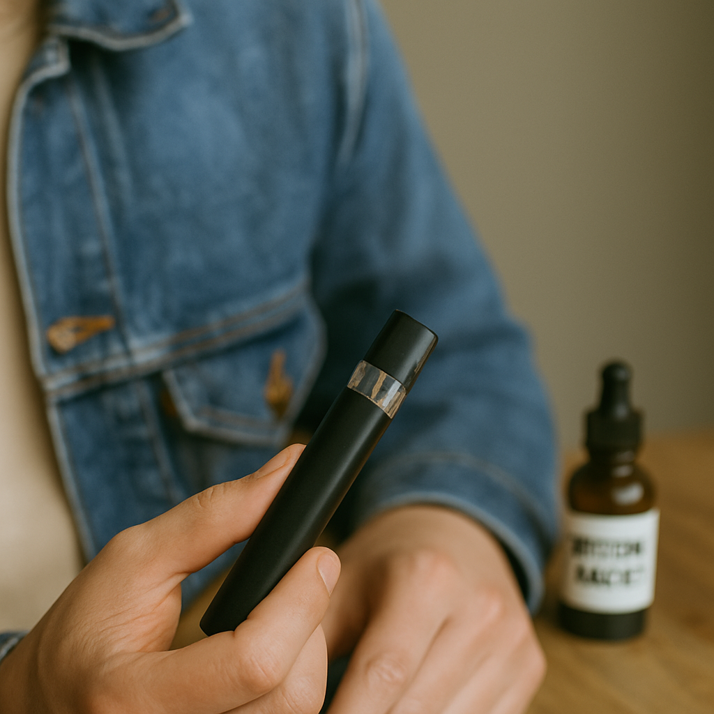 Why is the E-liquid with nicotine called salts?